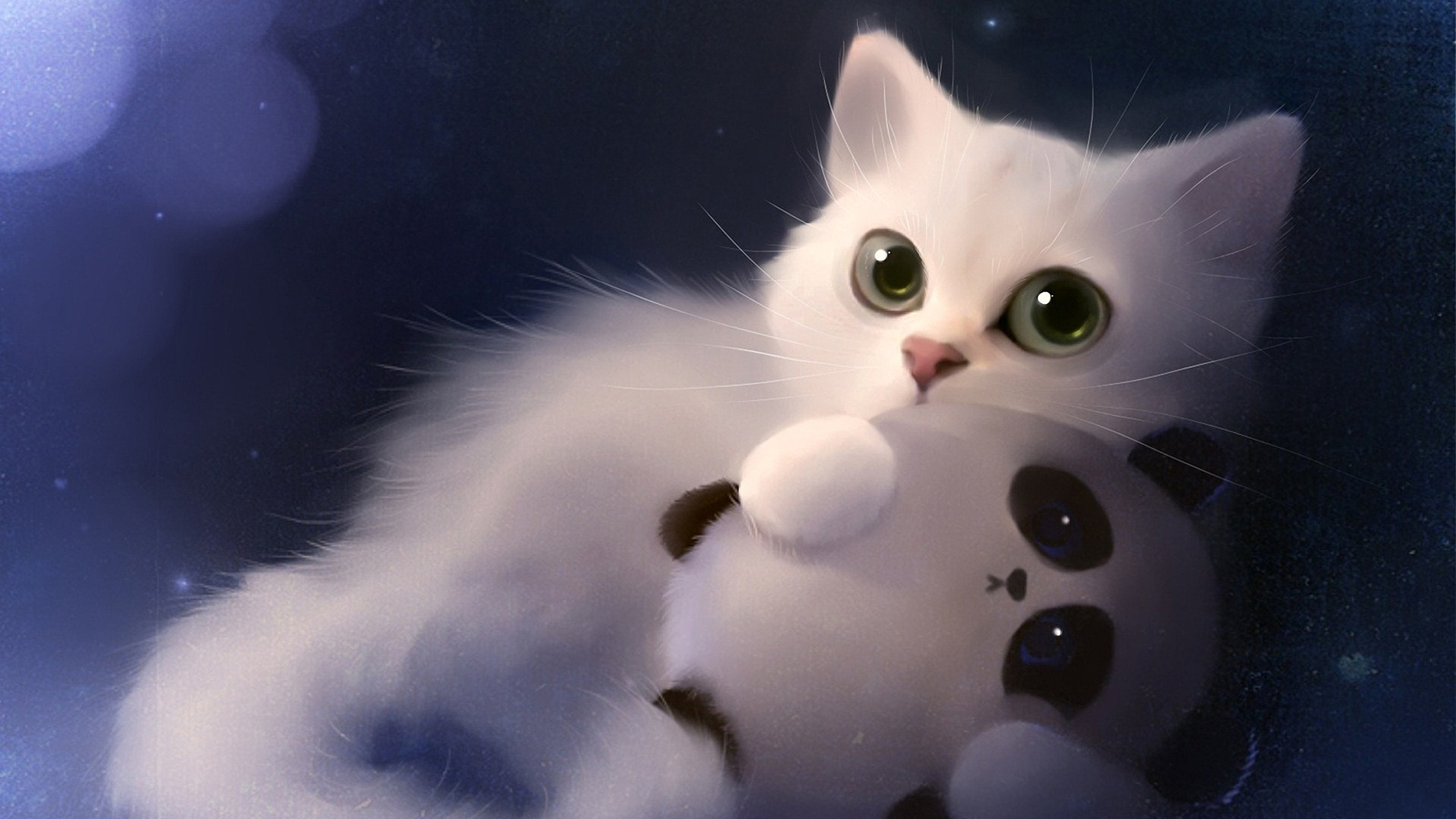 Một bức ảnh nền mèo với đôi mắt to và tròn như họa sĩ vẽ ra. Với gam màu ấm cúng, bức ảnh này sẽ cho bạn cảm giác thật sự bình yên khi nhìn vào màn hình máy tính.